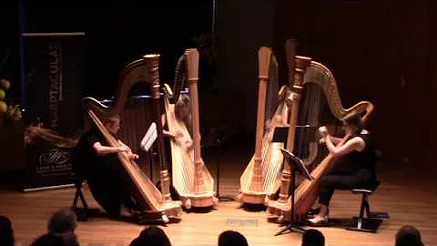 Dallas Harp Quartet: Fugue from Bach "Toccata and ...