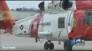 Anne McNamara reports on Coast Guard, Elizabeth City preps as snow moves in