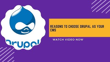 Reasons to Choose Drupal as Your CMS