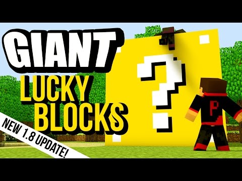 Minecraft: GIANT LUCKY BLOCK LUCKY BLOCK RACE - Lucky Block Mod