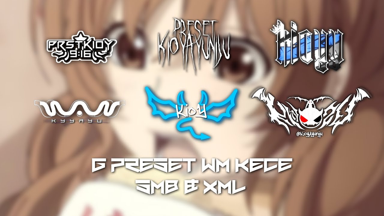 6 PRESET WM KECE VERSI FONT 5MB & XML ALIGHT MOTION TERBARU 🌹