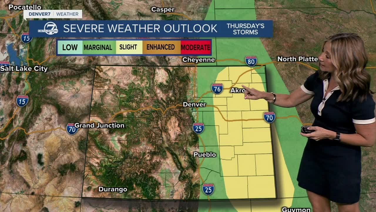 Colorado weather: Strong to severe storms expected to form east of ...