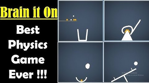 I play brain it on best physics game ever!!! Gameplay#1