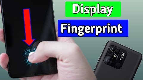 Redmi 10 Power Mobile Display Fingerprint Setting | How to set fingerprint lock in Redmi 10 power