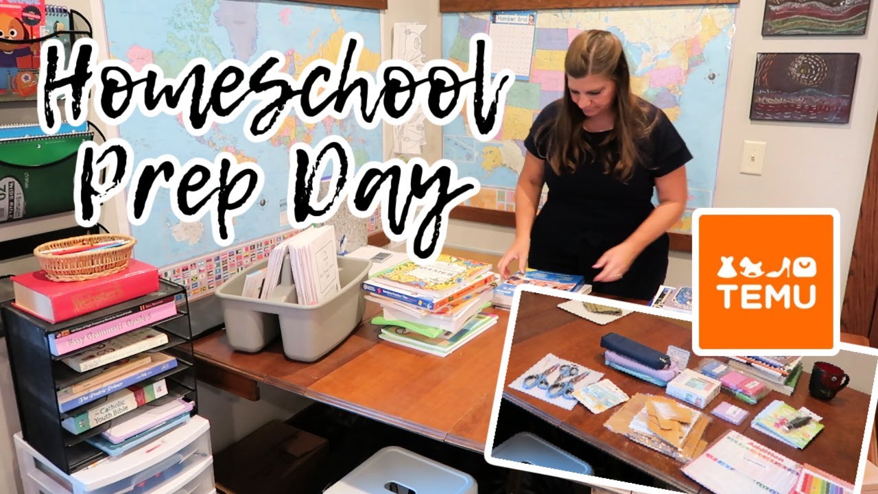 HOMESCHOOL ROOM Clean and Organize With Me | Temu School Supplies