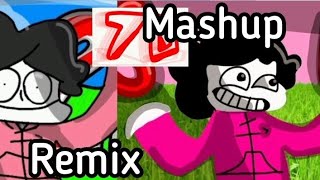 7Д Remix by uker X 2Д X 3Д mashup мешап