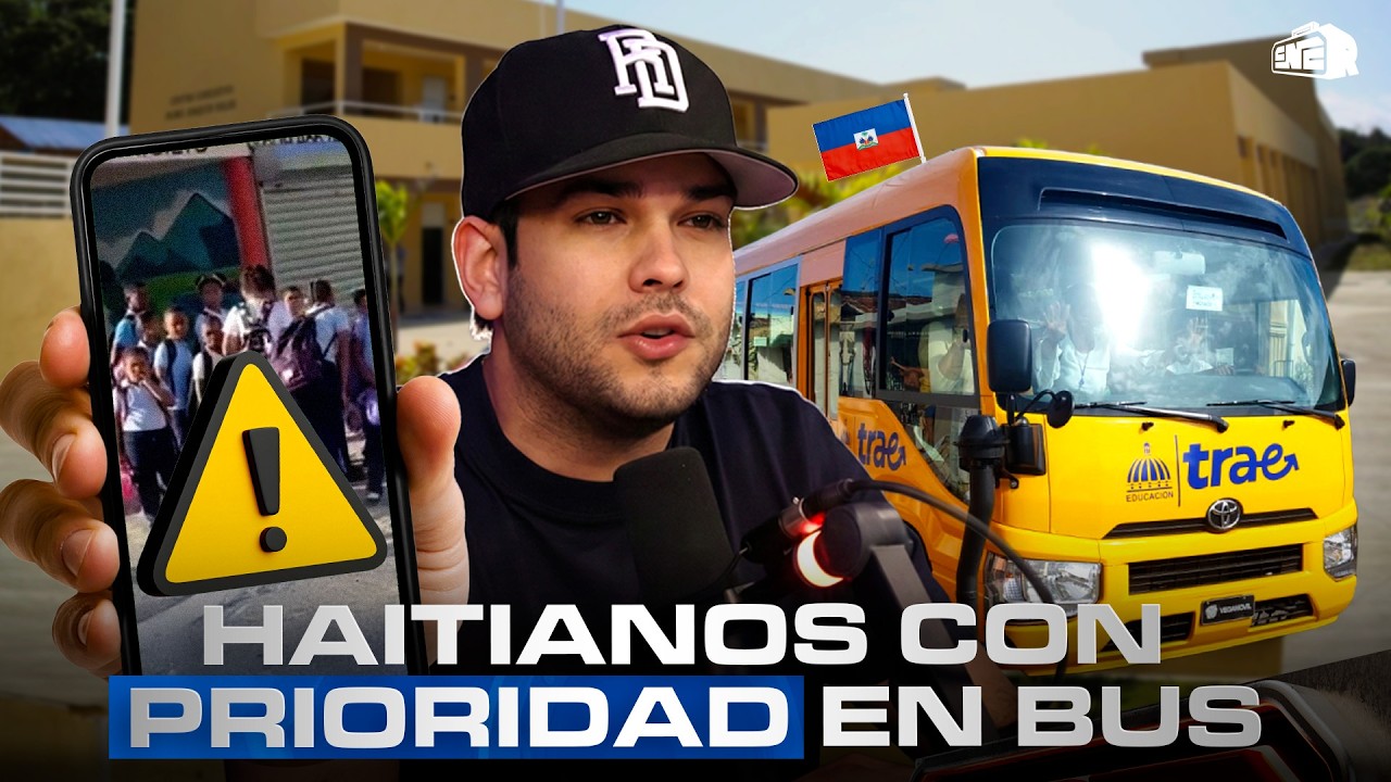 ¡LA PATRIA EN PELIGRO! HAITIANOS CON PRIORIDAD EN AUTOBUSES ESCOLARES Y POLÍTICOS EN SILENCIO