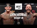 UFC 264: Ceremonial Weigh-in | Poirier vs McGregor 3