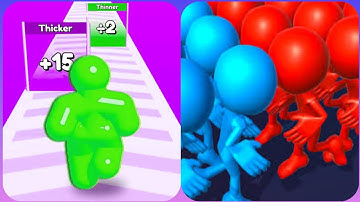 Tall Man Run 3D Vs Count Master 3D😍🦁🐯😍New Levels Big New Update Max Walkthrough Android iOS Gameplay