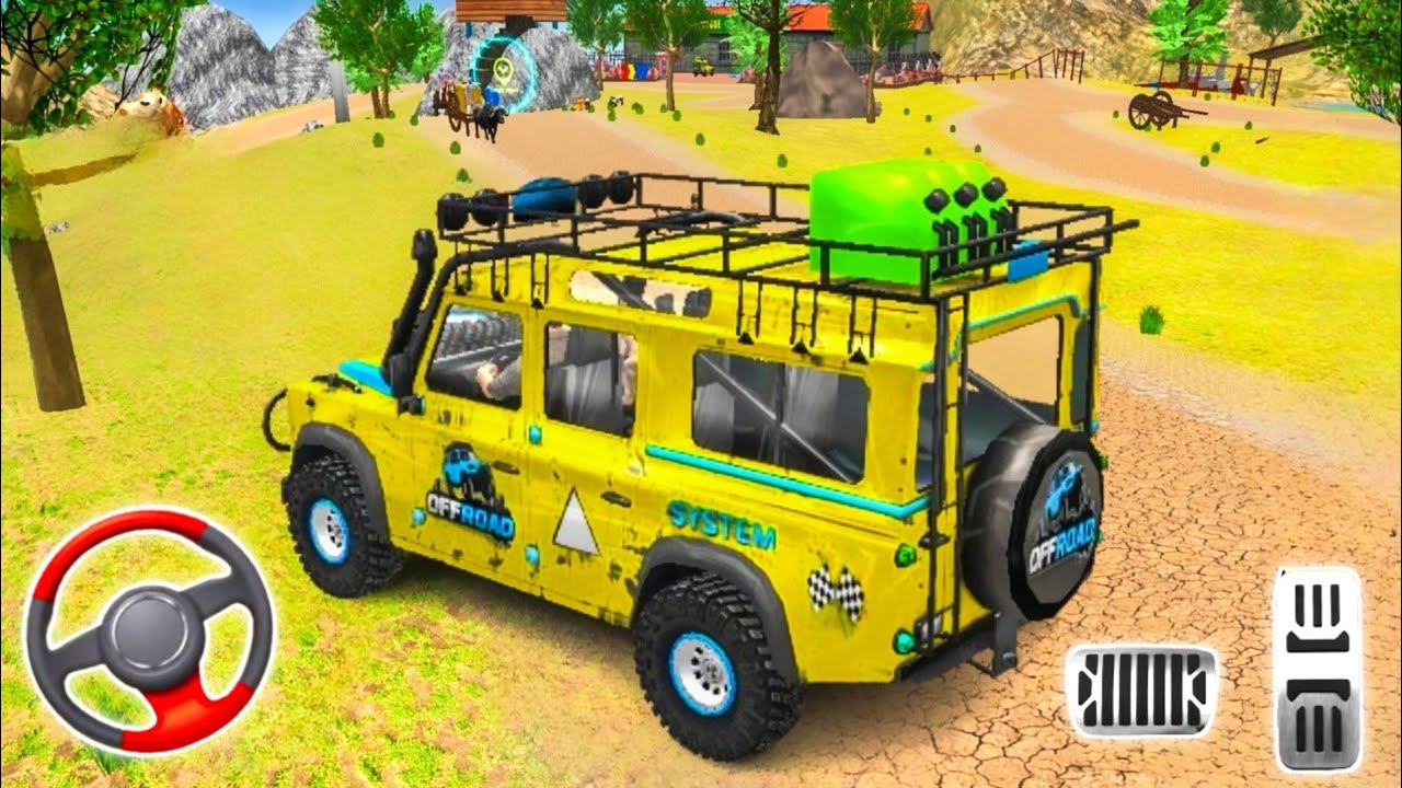 Crazy Offroad Jeep Adventure on Cliff Road | Android Gameplay