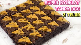 Viral !! Tanpa DCC Tapi Senyoklat ini - Swedish Chocolate Cake | Kladdkaka