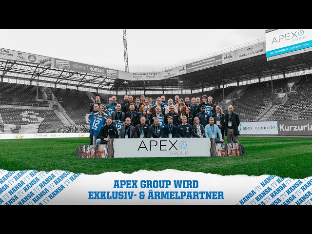 Apex Group wird neuer Exklusiv- und Ärmelpartner! 💪🔵⚪❤️