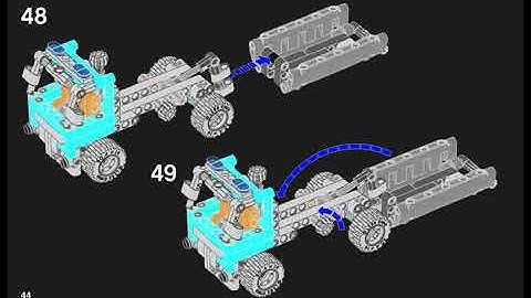 Lego Technic 42084 Hook Loader Instructions in G Major