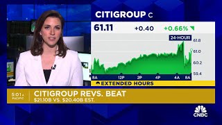 Citigroup tops estimates for first-quarter revenue