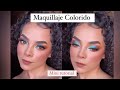 TUTORIAL DE MAQUILLAJE DE OJOS// MAQUILLAJE COLORIDO