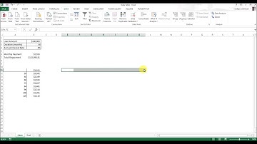 Excel / What-if analysis / Data Table