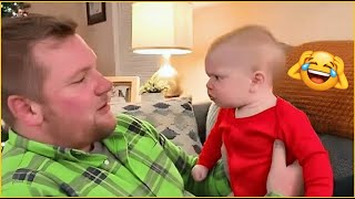 Cutest Baby \u0026 Dad Reactions 2026 😂 Try Not To Laugh Challenge!