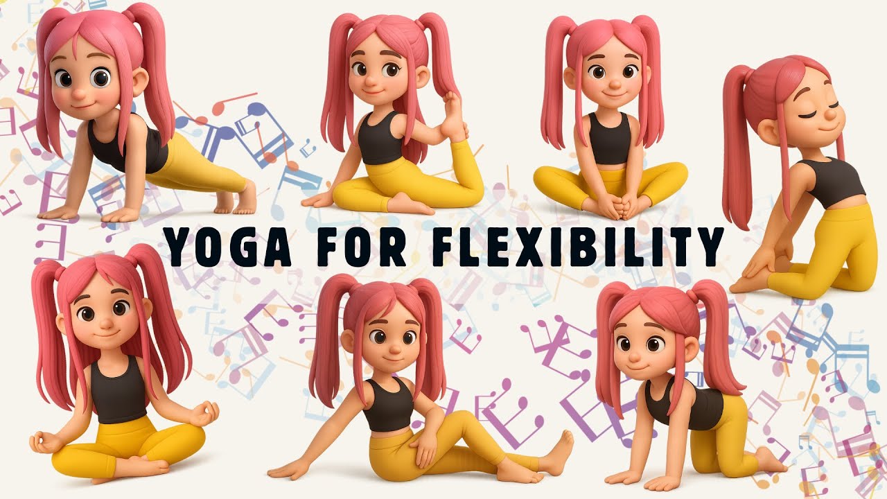 K-POP Yoga with MIRRA | Yoga for Flexibility | Yoga for Children | Yoga With Bella