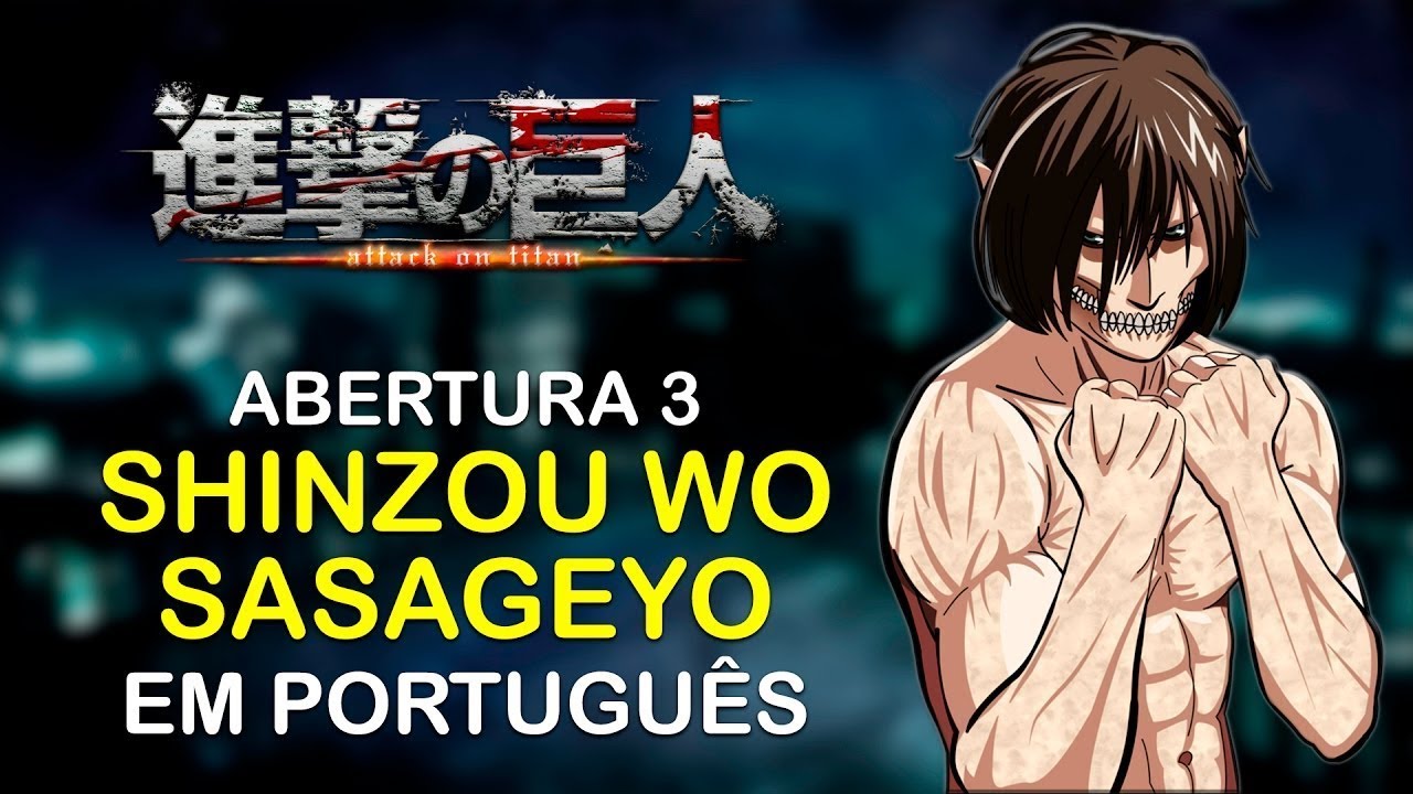 Sasageyo! Ofereça seu Coração🥺 (Dublado PT-BR 🇧🇷) Shingeki No kyojin /  Attack On Titan 