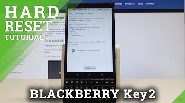 How to Factory Reset BLACKBERRY Key2 - Wipe Data / Restore Defaults / Master Reset