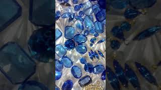 Studio design components - Vtg Swarovski, Czech, & W German facetted glass jewels