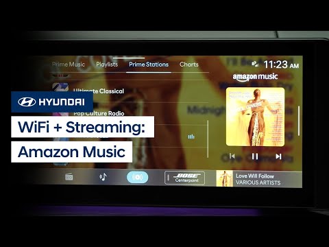 WiFi &#43; Streaming: Amazon Music | Bluelink® | Hyundai