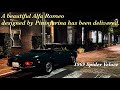A beautiful Alfa Romeo designed by Pininfarina has been delivered.