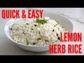 Quick and Easy Lemon Herb Rice