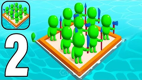 Raft Sea Wars io - Gameplay Walkthrough Part 2 Tutorial raft war (Android,iOS)