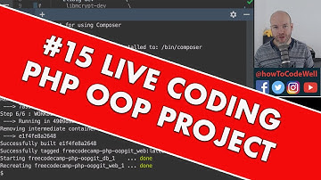 Live PHP Coding Stream #15 Creating OOP course for FreeCodeCamp - Attempt Upgrading to PHP 7.4