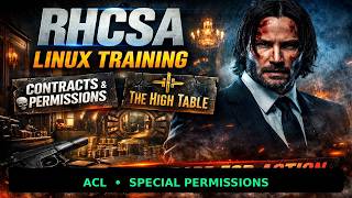 🎬 Linux Permissions: John Wick – Chapter 2 & 3 (RHCSA Hands-On Lab)