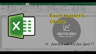 Information session 4 : functions and text functions Update