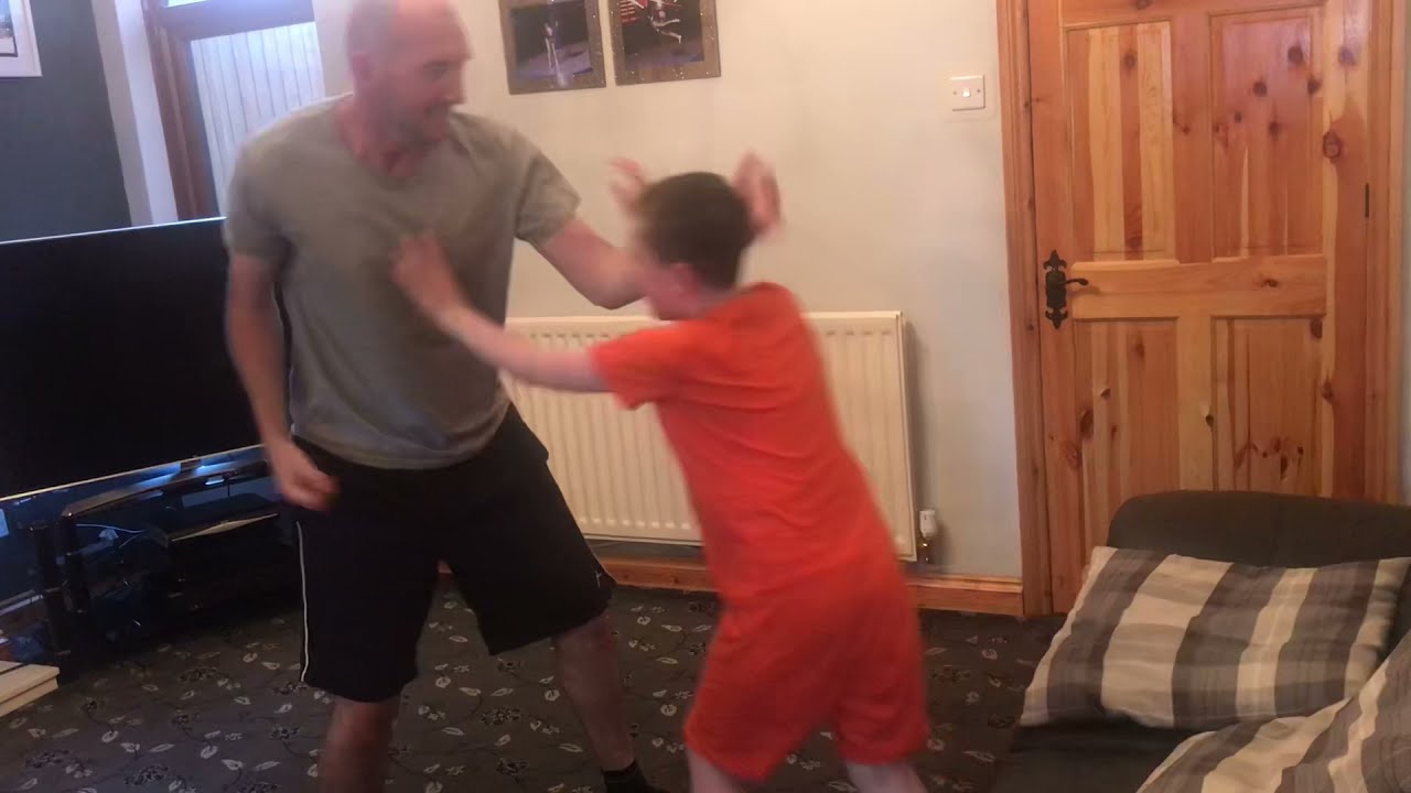 SON VS DAD PRO WRESTLING MATCH WWE AEW