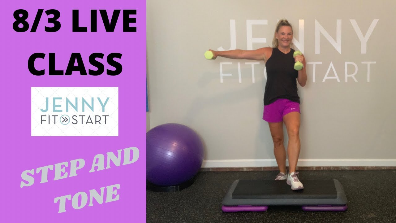 8/3/21 live class - STEP & TONE - YouTube