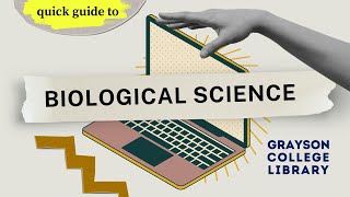 Biological Science Database (Quick Guide)