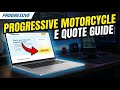 How to create a motorcycle insurance quote with Progressive - Beginner Guide