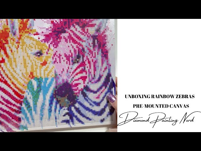 Rainbow Zebra Diamond Painting 