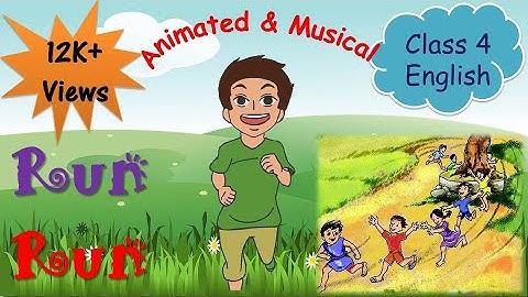 Run| Class 4 English| Animated & Musical Poem| By Himanshi Sharma