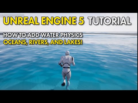Unreal Engine 5 UE5 Free Tutorial - How To Add In Oceans, Lakes, And ...