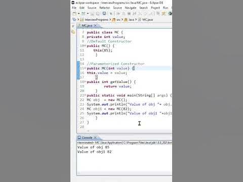 #java Calling The Constructor from One Constructor using This Keyword ...