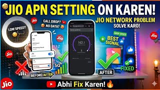 Jio APN Settings for 5G/4G Jio SIM Network Problem? Jio Slow Internet Problem Solve 2026 🚀 screenshot 2