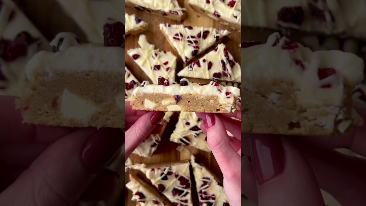 Starbucks Copycat Cranberry Bliss Bars