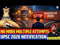 Rank Improvement in UPSC 2026: Limits, Exemptions & New Restrictions