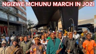 NGIZWE MCHUNU HOLDS HIS OWN MARCH IN JOZI FOLLOWING MEMORANDUM GIVEN ON JUNE 30