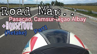 Road Map from Pasacao CamSur to Ligao Albay (Bicol Region) + House tour Part1