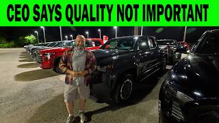Toyota CEO Says Stop Nit Picking Quality Now? Just Be Good Enough?