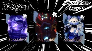 Winning With Every New Winter Event Killer Skin Part 2 Roblox Forsaken