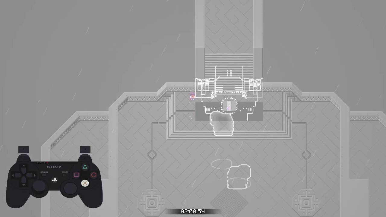 Titan Souls Gol-set Skip with a transparent Gol-set.