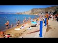 Пляж Орджоникидзе глазами туриста. Какой Крым в 2017 году