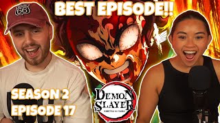 NEVER GIVE UP🔥PERFECTION! - Girlfriend Reacts To Demon Slayer Season 2 Episode 17 REACTION + REVIEW!